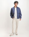 Pantal&oacute;n Cintura El&aacute;stica,CREMA