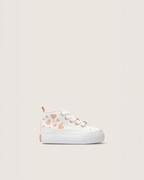 Tenis Blanco Contraste