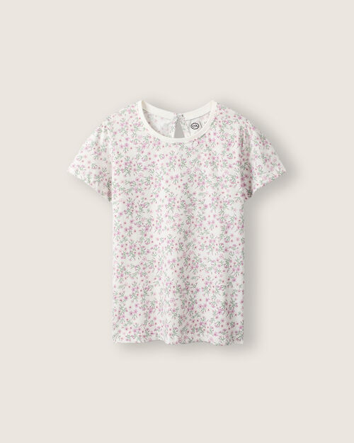 Playera Manga Corta Flores