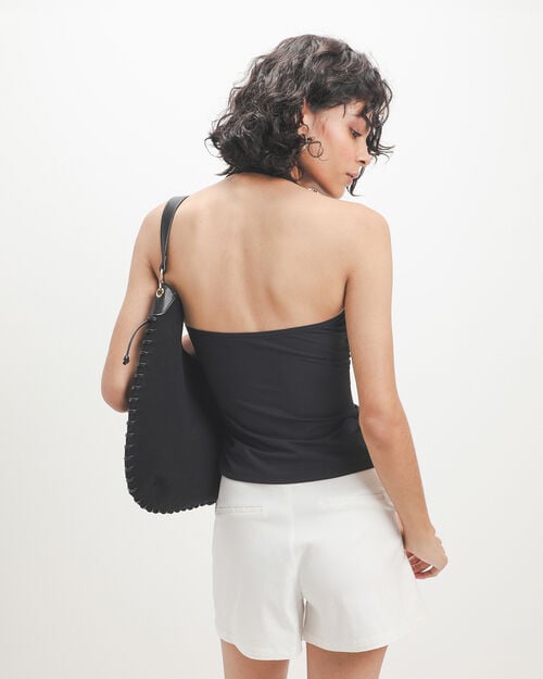 Top Halter Negro