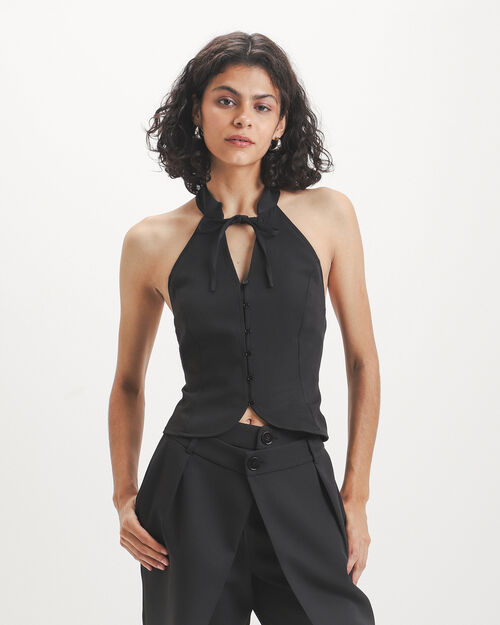 Blusa Negra Mao