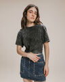 Top Frunce Al Frente Beige,GRIS