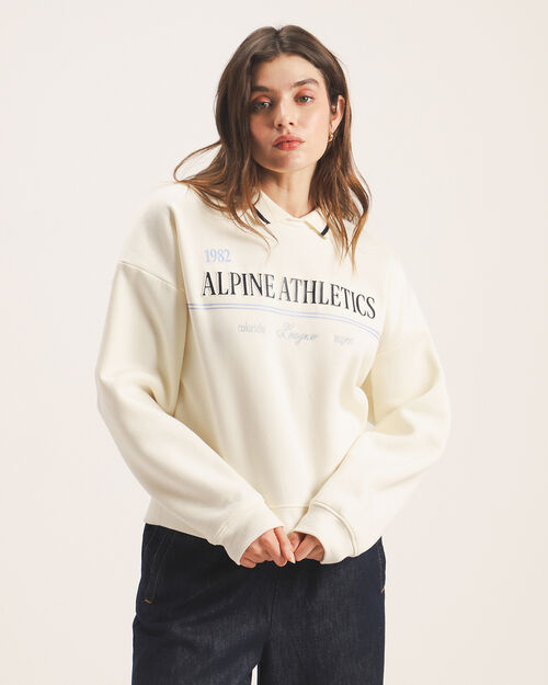 Sudadera Relaxed Estampada