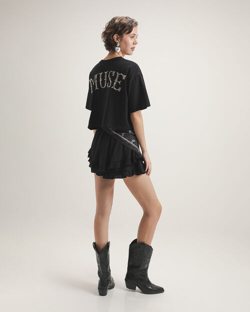 Playera Negra Gr&aacute;fico