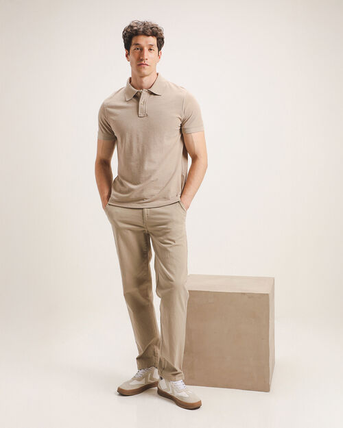 Pantalón Fit Straight Caqui