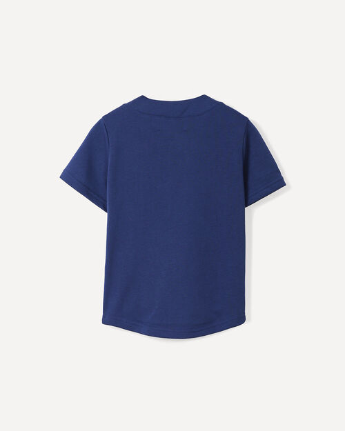 Playera Beisbolera Azul