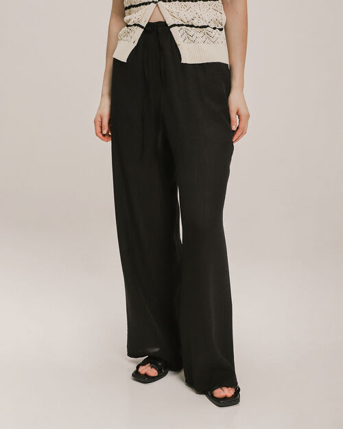 Pantalón Wide Leg Negro