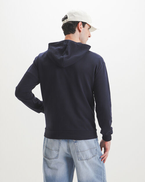 Sudadera Azul Estampada
