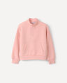 Sudadera Rosa Half Zipper,ROSA
