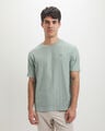 Playera Textura Bordada,VERDE MENTA CLARO