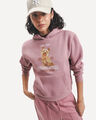 Sudadera Rojo Relaxed,ROSA EMPOLVADO