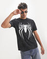 Playera Negra Spider-Man,NEGRO