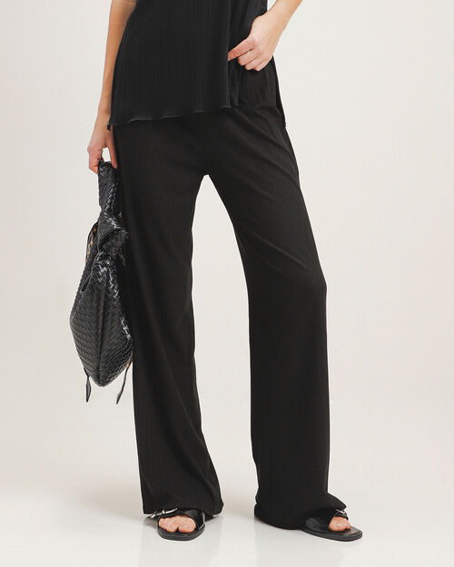 Pantal&oacute;n Negro Flare