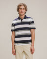 Polo Relaxed Azul Rayas,AZUL MARINO