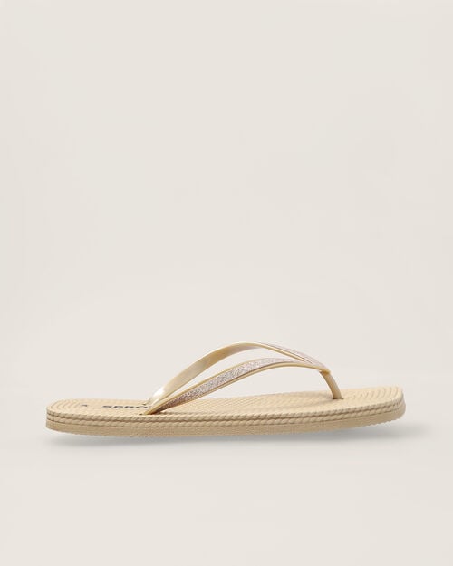 Sandalia Beige Pata De Gallo