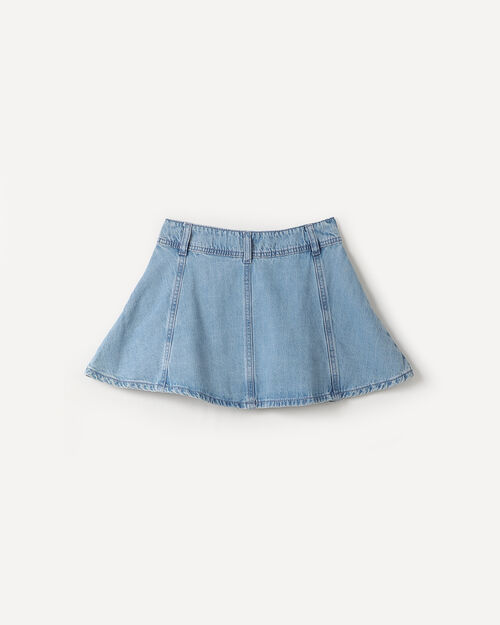 Falda Azul De Mezclilla
