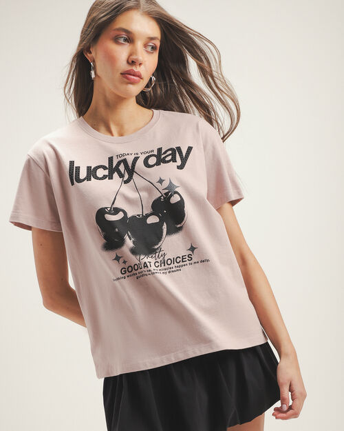 Playera Relaxed Con Gr&aacute;fico