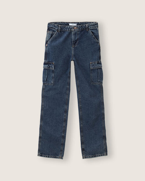 Jeans Cargo Azul