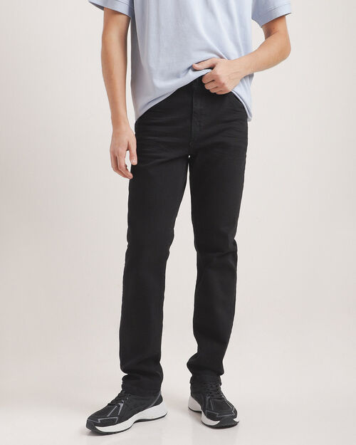 Jeans Negro De Mezclilla
