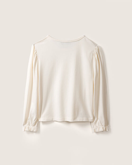 Blusa Beige Volantes