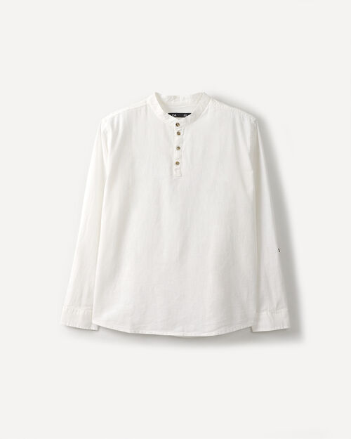 Camisa Blanca Lino