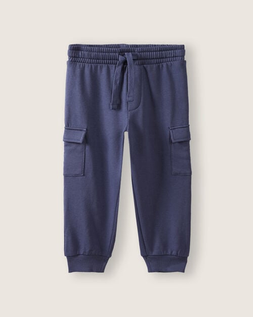 Jogger Bolsillos Cargo Azul