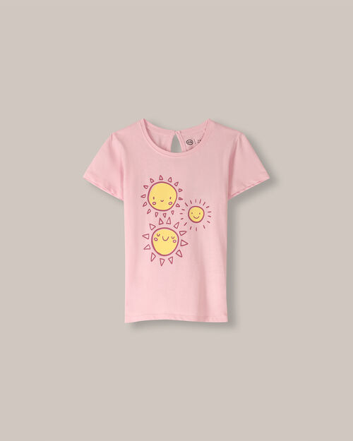Playera Lila Con Estampado
