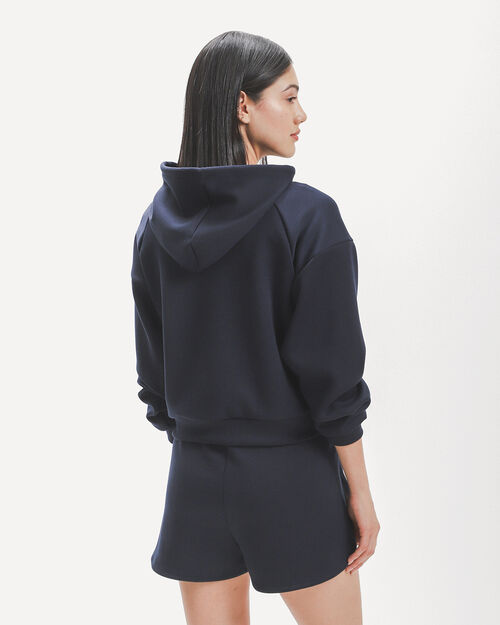 Sudadera Cropped Azul