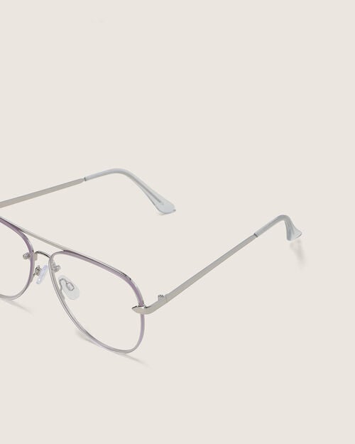 Lentes Aviador Plateados