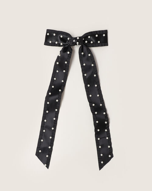 Moño Negro Para Cabello