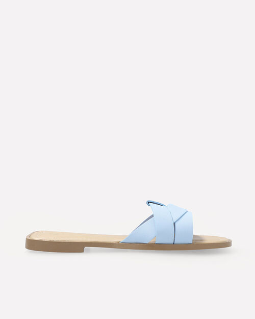 Sandalias Planas Azul