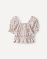Blusa Cropped Estampada,BLANCO HUESO