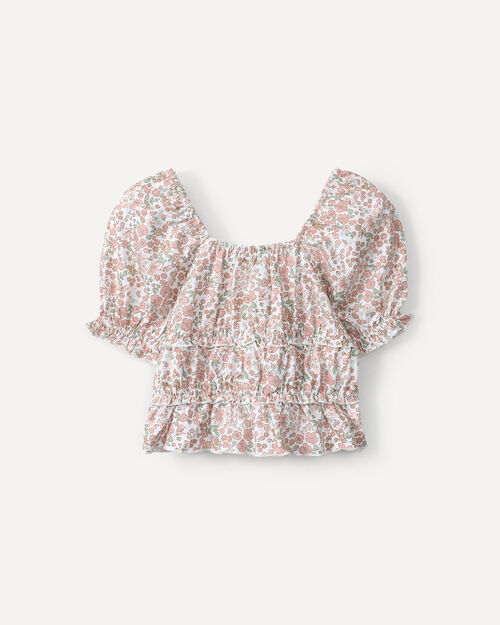 Blusa Cropped Estampada