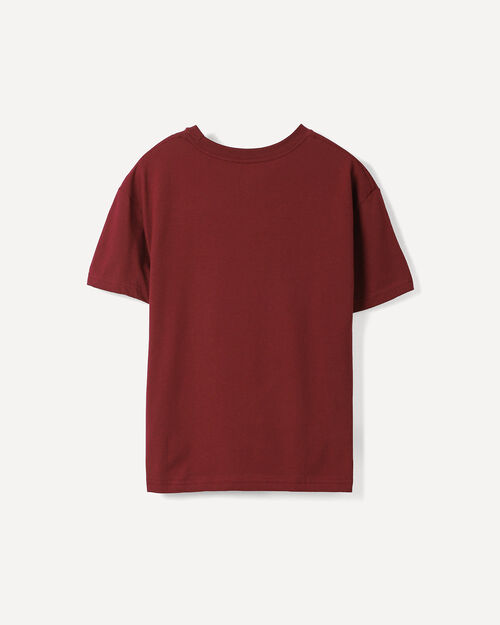 Playera Roja Estampada