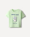 Playera Dise&ntilde;o Oversize,VERDE EMPOLVADO