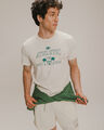 Playera Estampada Blanca,BLANCO
