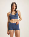Bóxer Seamless,AZUL EMPOLVADO