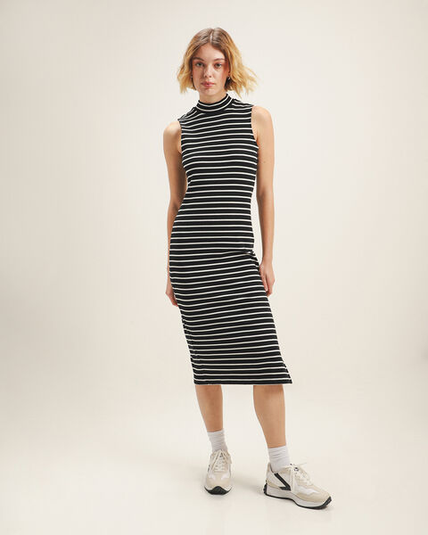 Vestido Midi Rayas