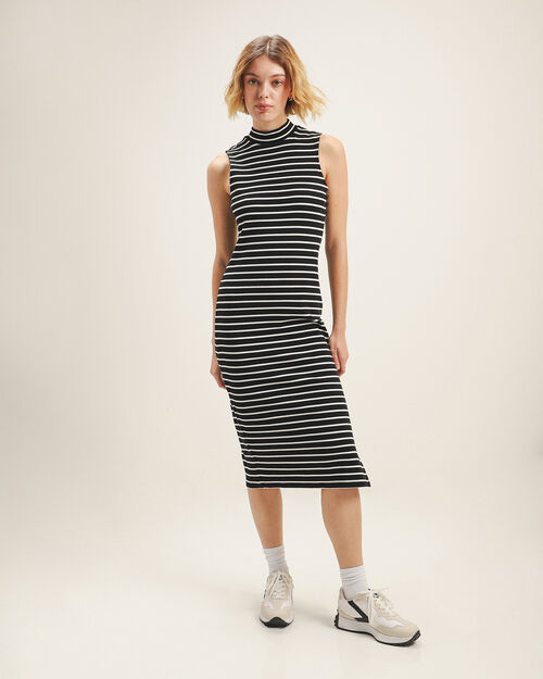 Vestido Midi Rayas