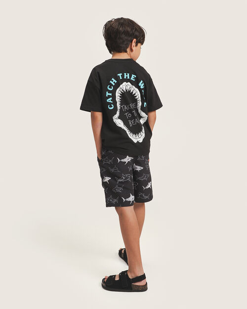 Playera Negra Manga Corta