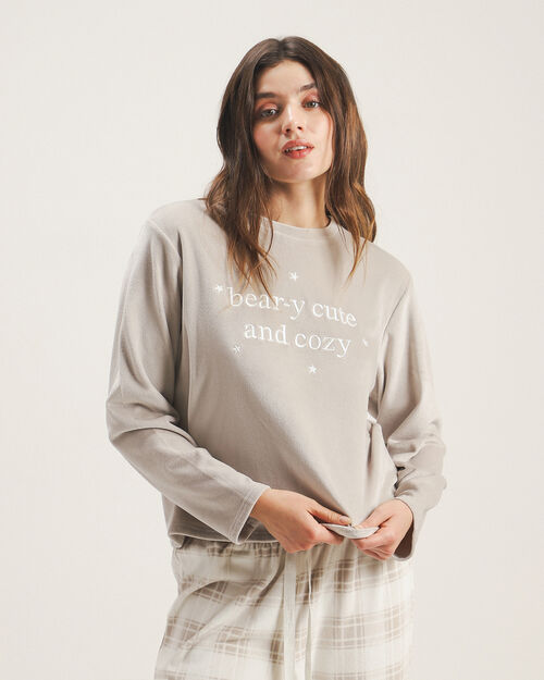 Top Pijama Estampada