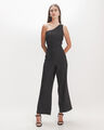 Jumpsuit Asim&eacute;trico Negro,NEGRO