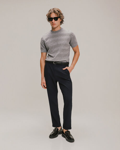 Pantalón Fit Straight Azul