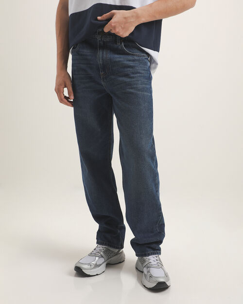 Jeans Fit Relaxed Azul