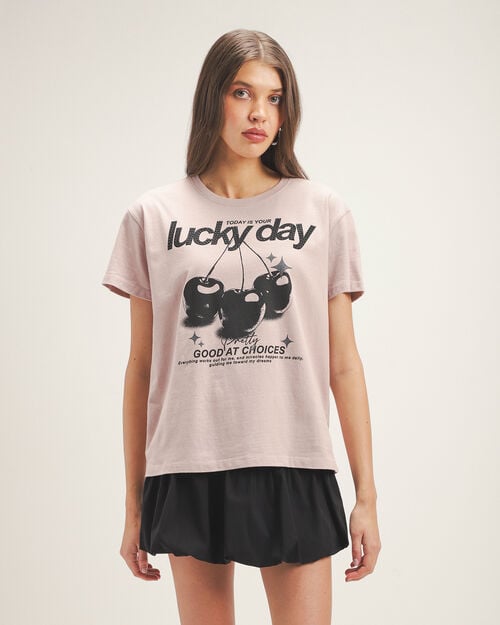 Playera Relaxed Con Gr&aacute;fico