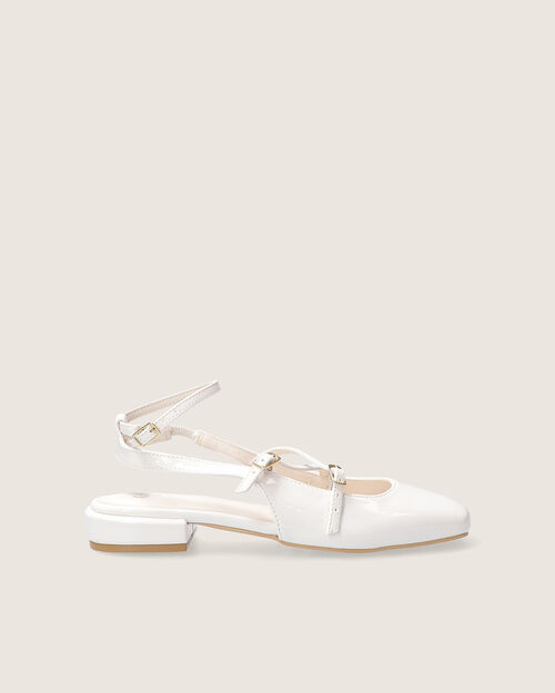 Zapato Blanco Con Hebillas