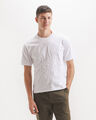 Playera Beige Relieve,CRUDO