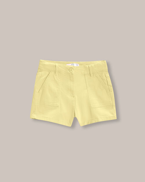 Short Bolsillos Amarillo