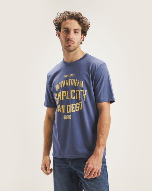 Playera Azul Fit Regular