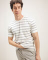 Playera Blanca Rayas,BLANCO